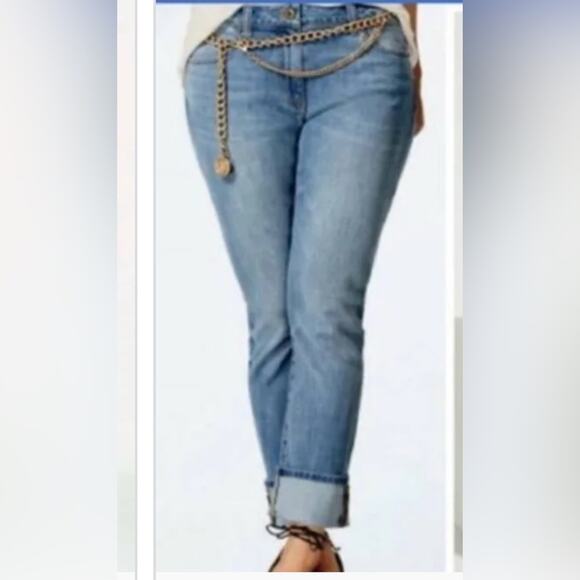 Cabi 5309 Womens High Straight Medium Light Wash Denim Jeans Classic  Size 2 - Picture 11 of 11